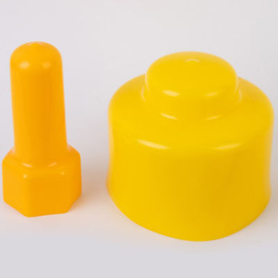 Precision CNC Machining Plastic Parts Custom Color Hexagonal screw sleeve